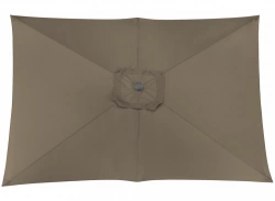 Toile Parasol Mat Droit 3x2 par 6 Polyester 200gr SD - Taupe