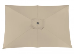 Toile Parasol Mat Droit 3x2 par 6 Polyester 250gr - Ecru