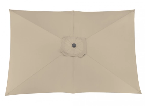 Toile Parasol Mat Droit 3x2 par 6 Polyester 250gr - Ecru