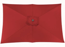 Toile Parasol Mat Droit 3x2/6 Polyester 200gr SD - Rouge