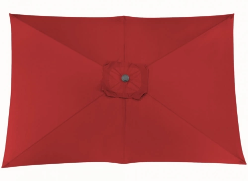 Toile Parasol Mat Droit 3x2/6 Polyester 200gr SD - Rouge