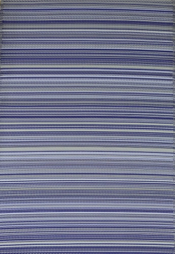 Tapis extérieur polypropylène recyclé 150 x 240 cm – Havane Bleu
