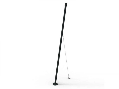 Mat incliné acier + câble tension Matvoild, 2m50 gris