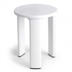 Tabouret à poser, blanc