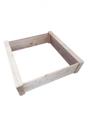 Bac à sable en mélèze LAURA - 1300x1300x270