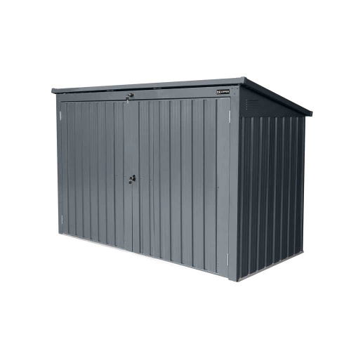 Cache poubelles triple - 3 x 240 L